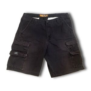Lee Men's Black Cargo Shorts